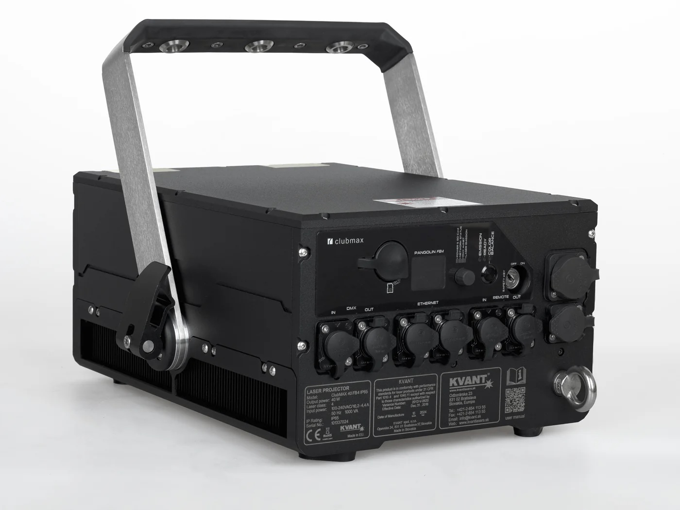 KVANT Clubmax 18 FB4 IP65 jp　18Wフルカラーレーザー
