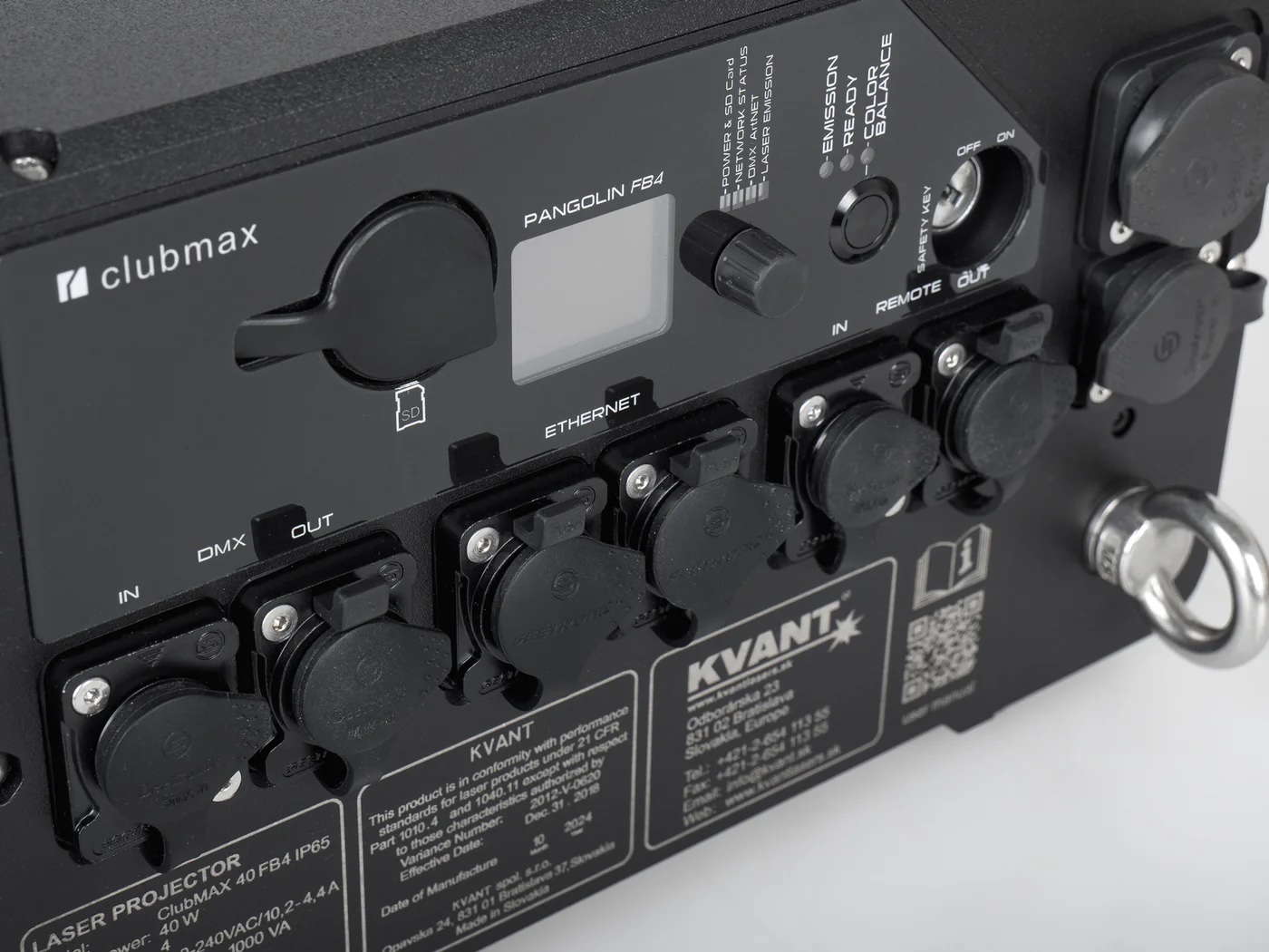 KVANT Clubmax 18 FB4 IP65 jp　18Wフルカラーレーザー