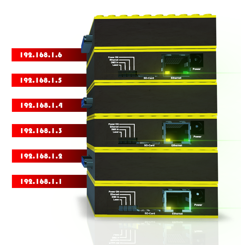 moncha.go 積み重ね　レーザーコントローラー