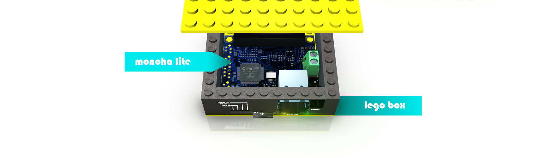 moncha.go 積み重ね　レーザーコントローラー