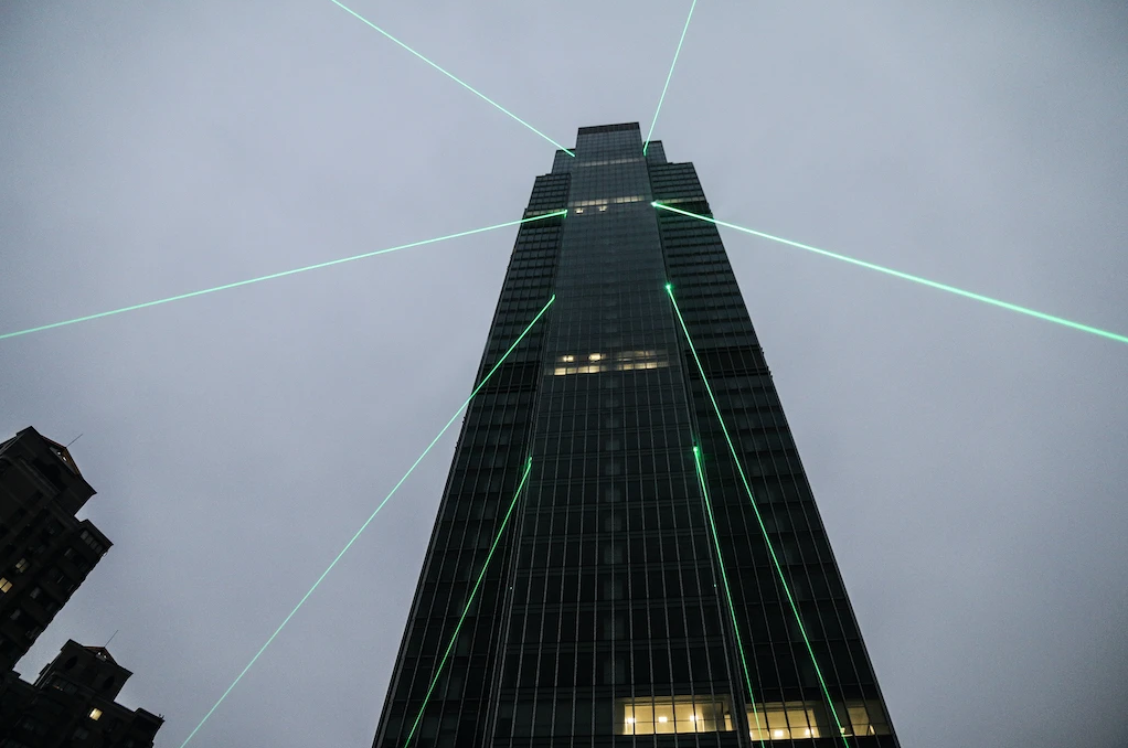 建物とレーザー　KVANT Laser Architecture