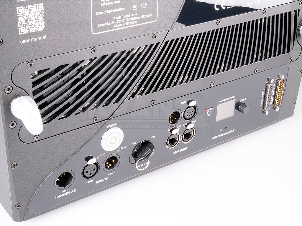 KVANT laser Spectrum 33W RGBY Low divergence