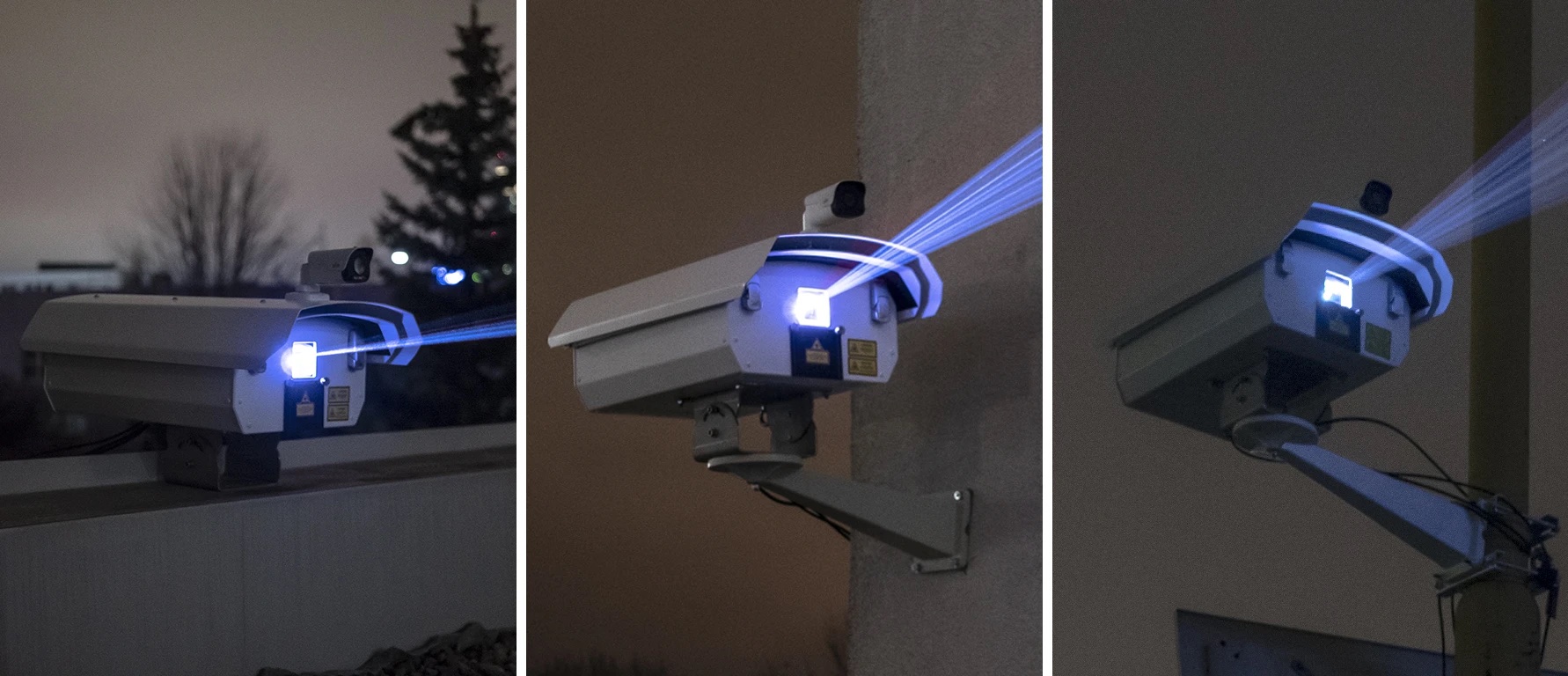 取付事例　屋外広告　レーザービルボード　派手で目立つ広告　新しい媒体